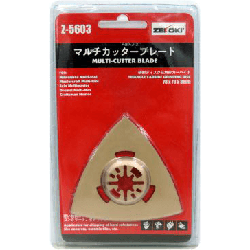 Zekoki Z-5603 Triangle Carbide Grinding Disc (For Oscillating Tool) - Goldpeak Tools PH Zekoki Zekoki Z-5603 Triangle Carbide Grinding Disc (For Oscillating Tool) - Goldpeak Tools PH Zekoki